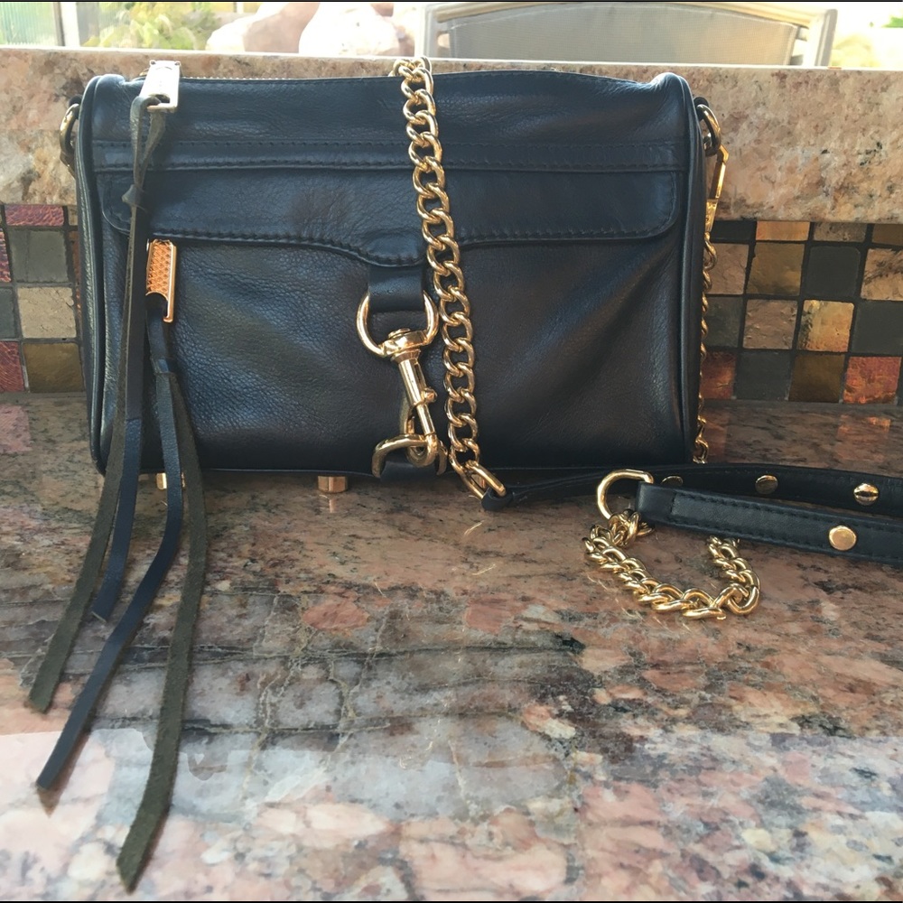 Rebecca Minkoff Navy Mini Mac Crossbody Bag
